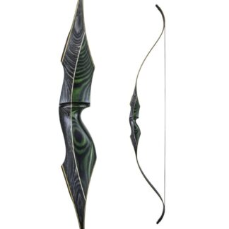WHITE FEATHER Garuda - 64 Zoll - 25-50 lbs - One Piece Recurvebogen GRÜN