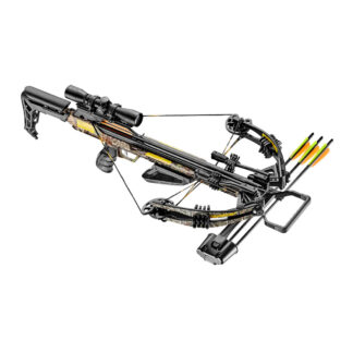 EK Archery Compound Armbrust Accellerator 370+ Camo 390fps 185LBS Scope