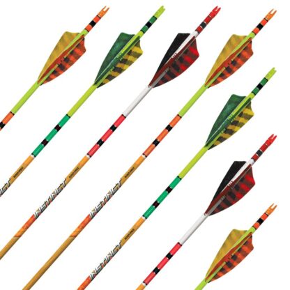 BLACK EAGLE "Instinct" Crested (±.005) – (.244) Fertigpfeil 6er Pack (ohne Spitze)