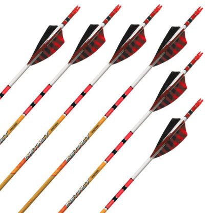 BLACK EAGLE "Instinct" Crested (±.005) – (.244) Fertigpfeil 6er Pack (ohne Spitze) – Bild 3