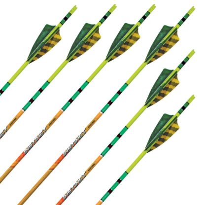BLACK EAGLE "Instinct" Crested (±.005) – (.244) Fertigpfeil 6er Pack (ohne Spitze) – Bild 4