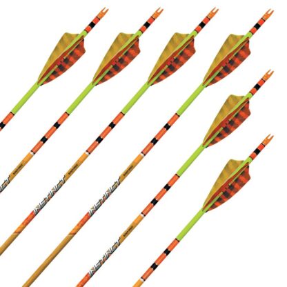 BLACK EAGLE "Instinct" Crested (±.005) – (.244) Fertigpfeil 6er Pack (ohne Spitze) – Bild 5