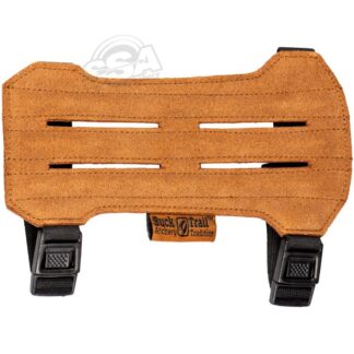 Buck Trail Armguard Single Pecan Wild Leather