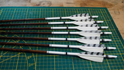 Penthalon "Timberstick" (±.006) – (.245) Komplettpfeil - Weiß (Mit Spitze) – Bild 3