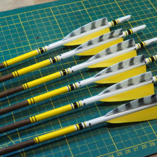 Penthalon "Timberstick" (±.006) – (.245) Komplettpfeil - Gelb (Mit Spitze)