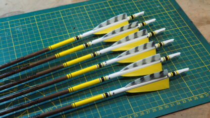 Penthalon "Timberstick" (±.006) – (.245) Komplettpfeil - Gelb (Mit Spitze)