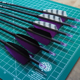 Nijora "Tokala M" (±.003) - (.245) Komplettpfeil - Violett (mit Spitze)