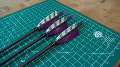 Nijora "Tokala M" (±.003) - (.245) Komplettpfeil - Violett (mit Spitze) – Bild 4