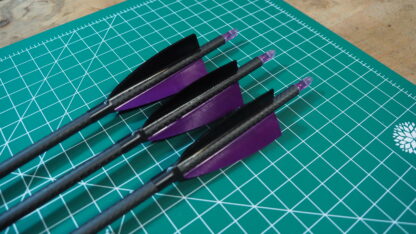 Nijora "Tokala M" (±.003) - (.245) Komplettpfeil - Violett (mit Spitze) – Bild 5