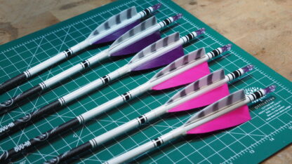 Nijora "Tokala M" (±.003) - (.245) Komplettpfeil - Violett/Rosa (mit Spitze) – Bild 2