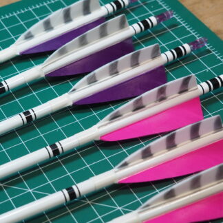 Nijora "Tokala M" (±.003) - (.245) Komplettpfeil - Violett/Rosa (mit Spitze)