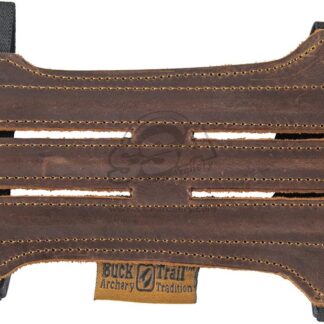 Buck Trail Traditional Armguard Single Pecan Premium Leather 18cm