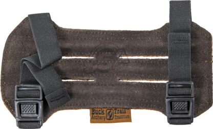 Buck Trail Traditional Armguard Single Pecan Premium Leather 18cm – Bild 3