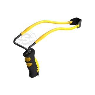 King Rat Slingshot Ambush SCHWARZ/GELB Ohne Armstütze